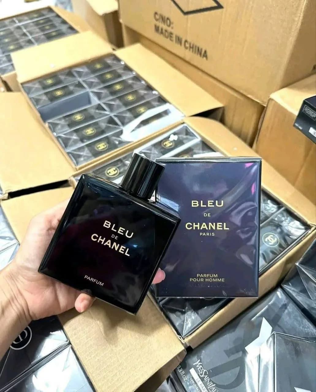 Designer perfume liquidation pallet — primary view