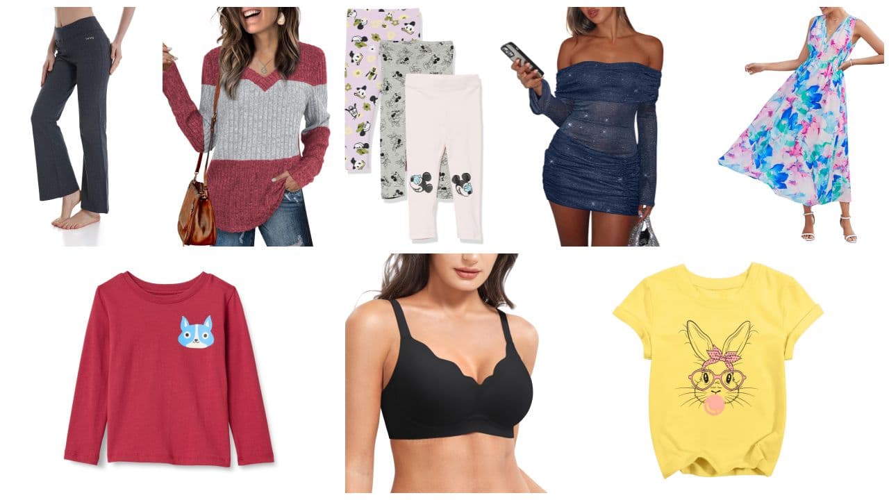 Amazon Mixed Apparel – Women, Men, & Kids Retail Shelf Pulls #6398 (133 units) — product photo 1 of 3