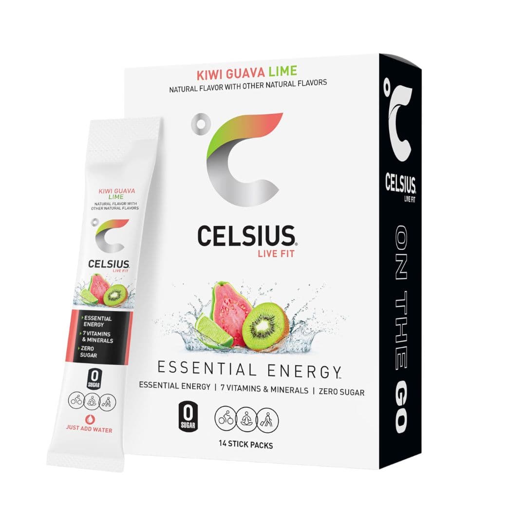 CELSIUS Kiwi Guava Lime 14 CT - Expiration Date JUNE 2026 #6370 (98 units)