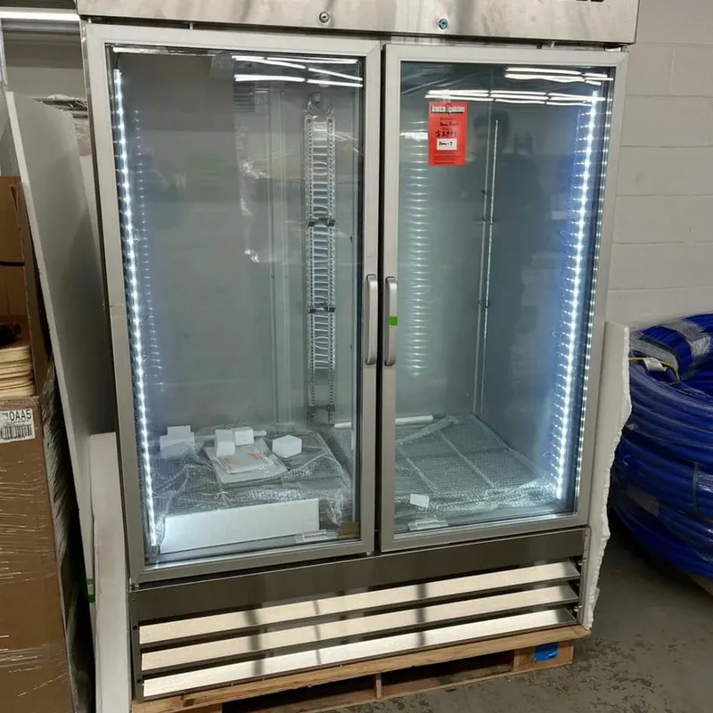 KOOLMORE 54 Two Glass Door Reach-In Freezer - view 1