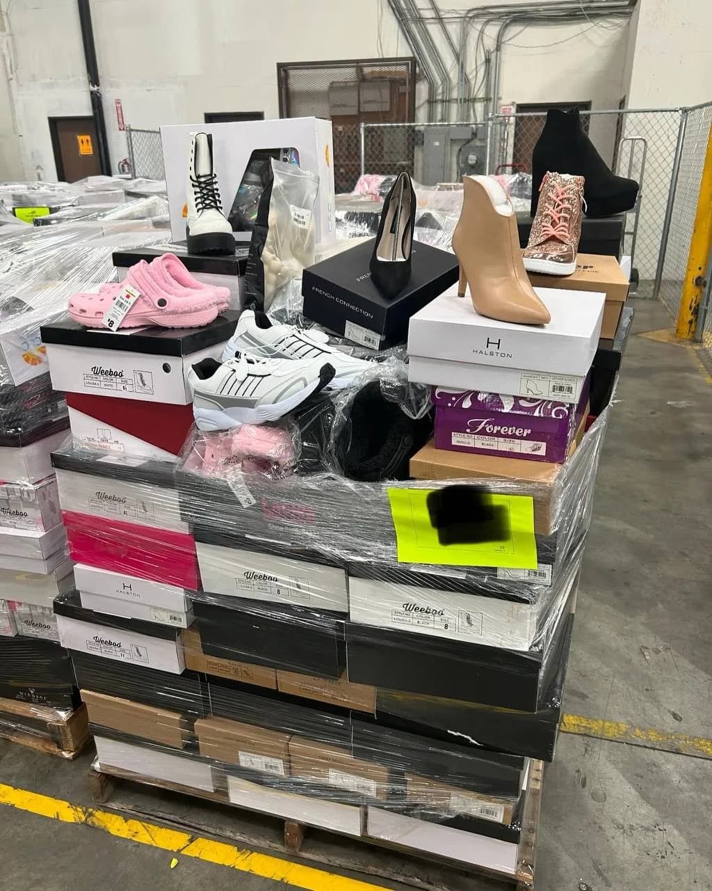 Women's shoe pallet — 60 pairs assortment