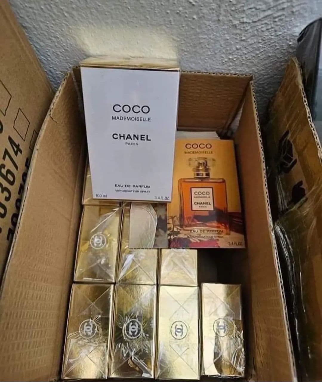Premium designer perfume pallet sealed boxes