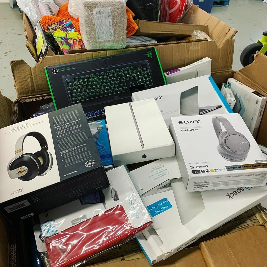 Amazon electronics and general merchandise pallet