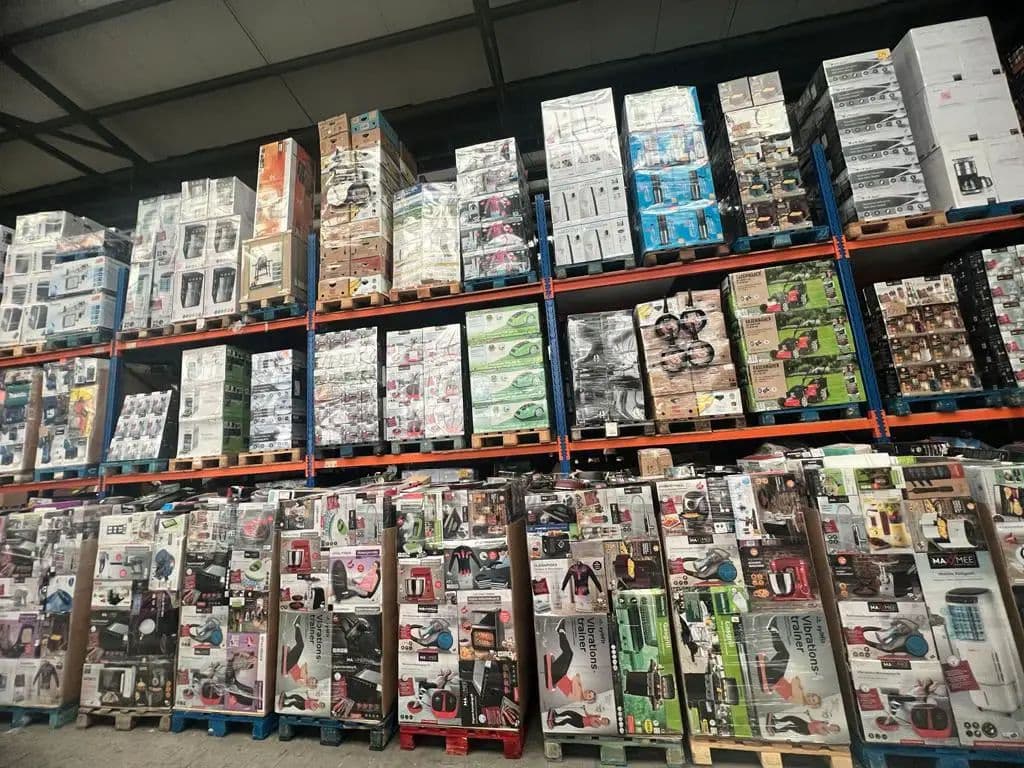 Multimedia and appliance liquidation pallet