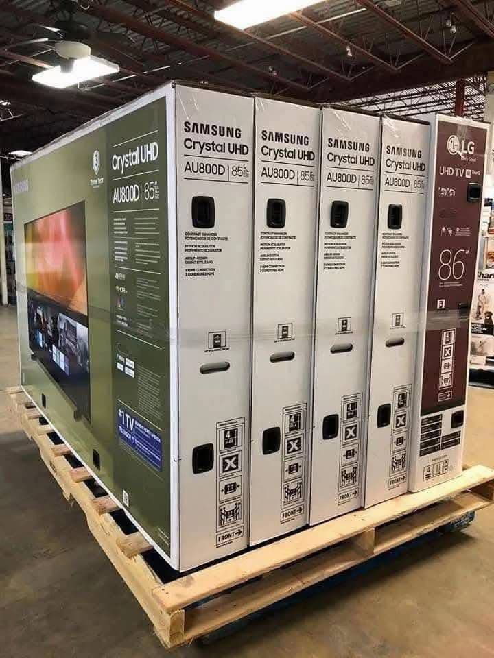 Wholesale television pallet — mixed sizes