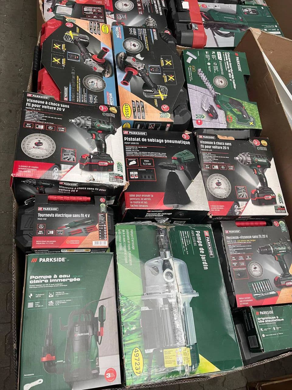 Parkside power tool pallet — new in box