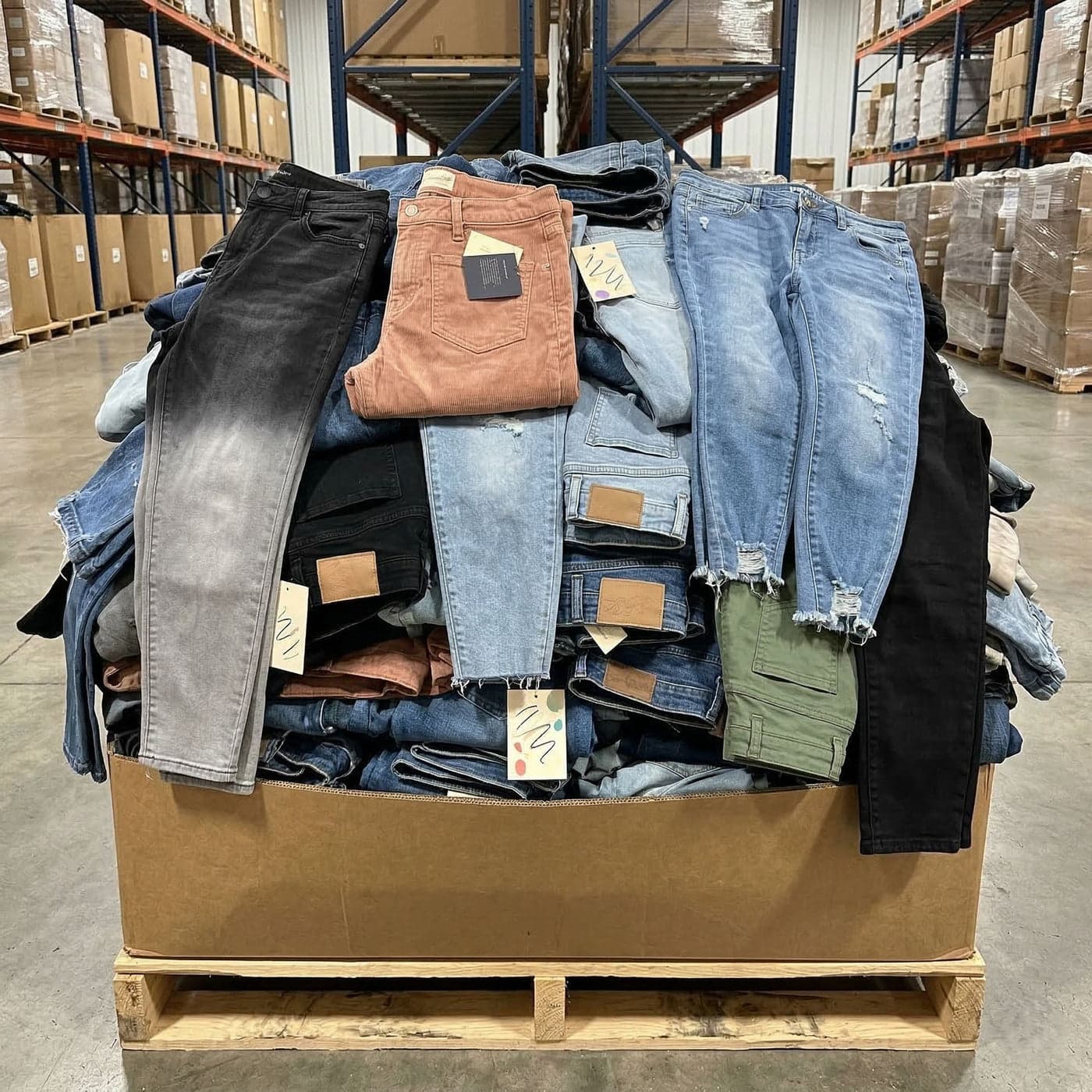 Target Jeans & Denim Wholesale Liquidation Pallet (300 units) β product photo 1 of 16